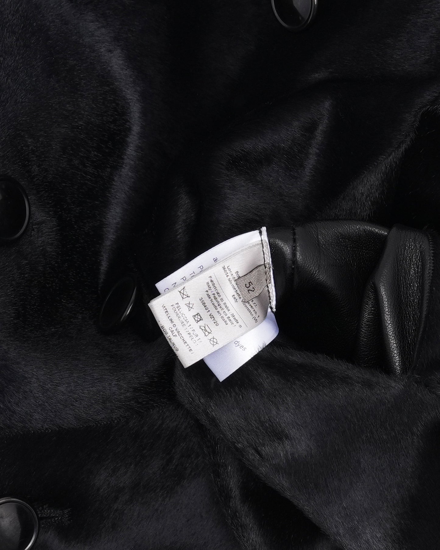 Double Breasted Pony Hair Coat