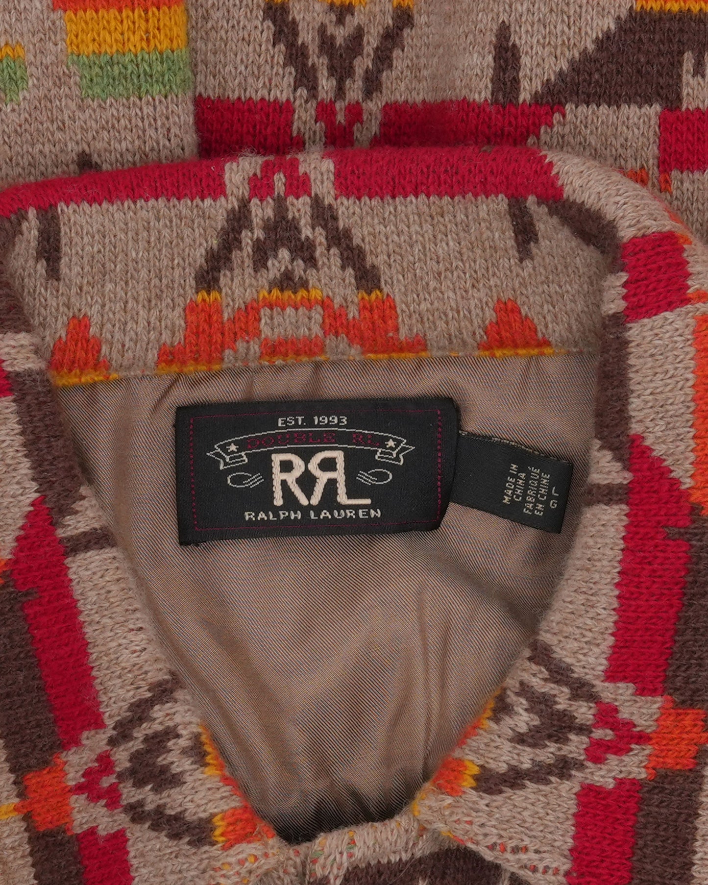 Southwestern Wool Blend Sweater Jacket