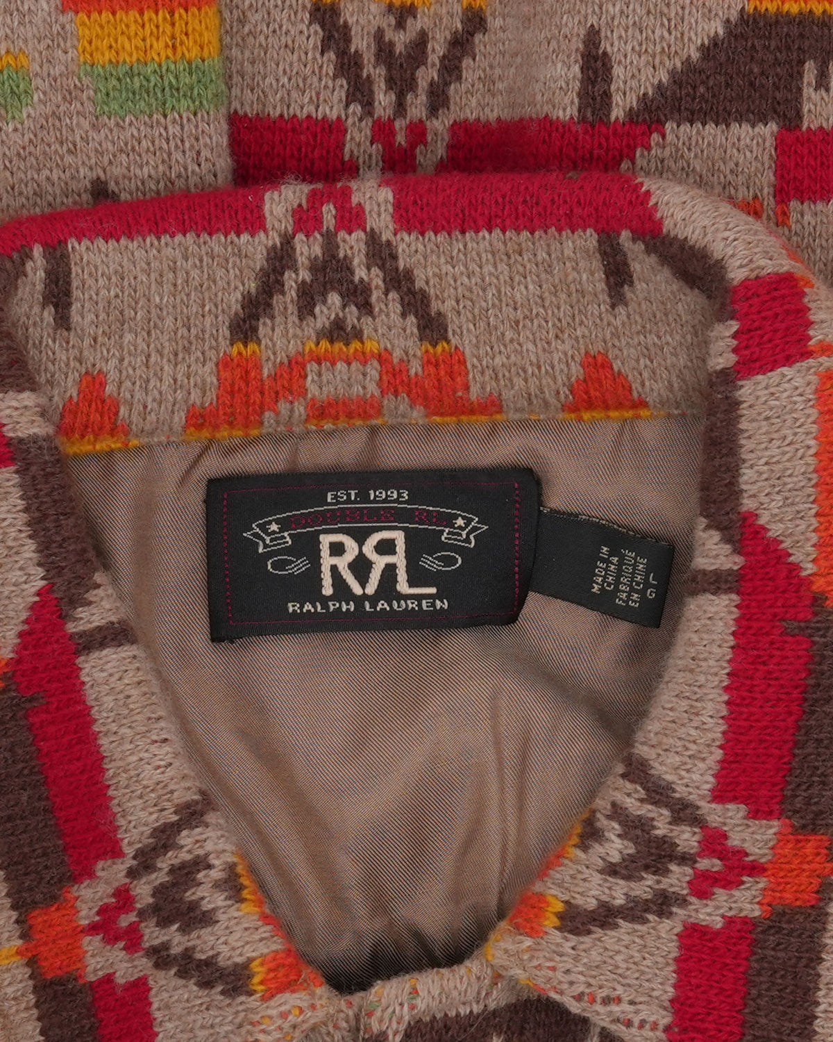Southwestern Wool Blend Sweater Jacket