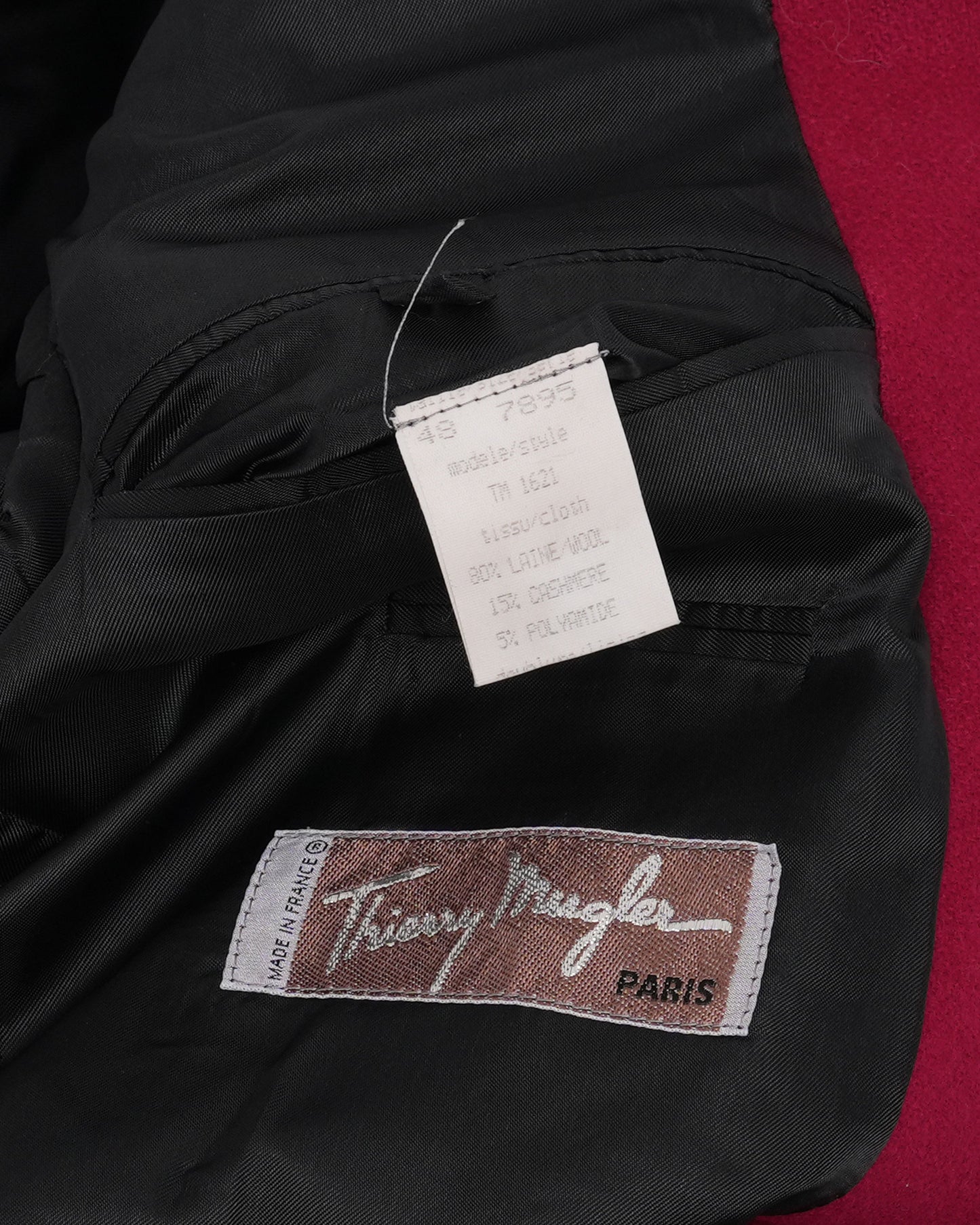 Thierry Mugler Wool Blend Blazer