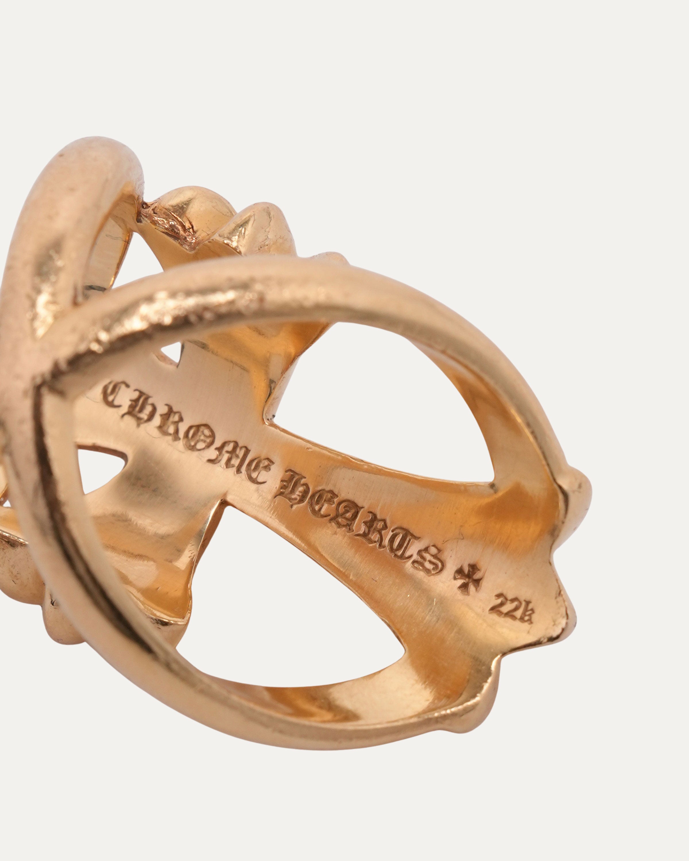 Chrome Hearts リング 22K (shiba) Chrome Hearts 22k Gold Diamond Infinity Ring – Justin Reed