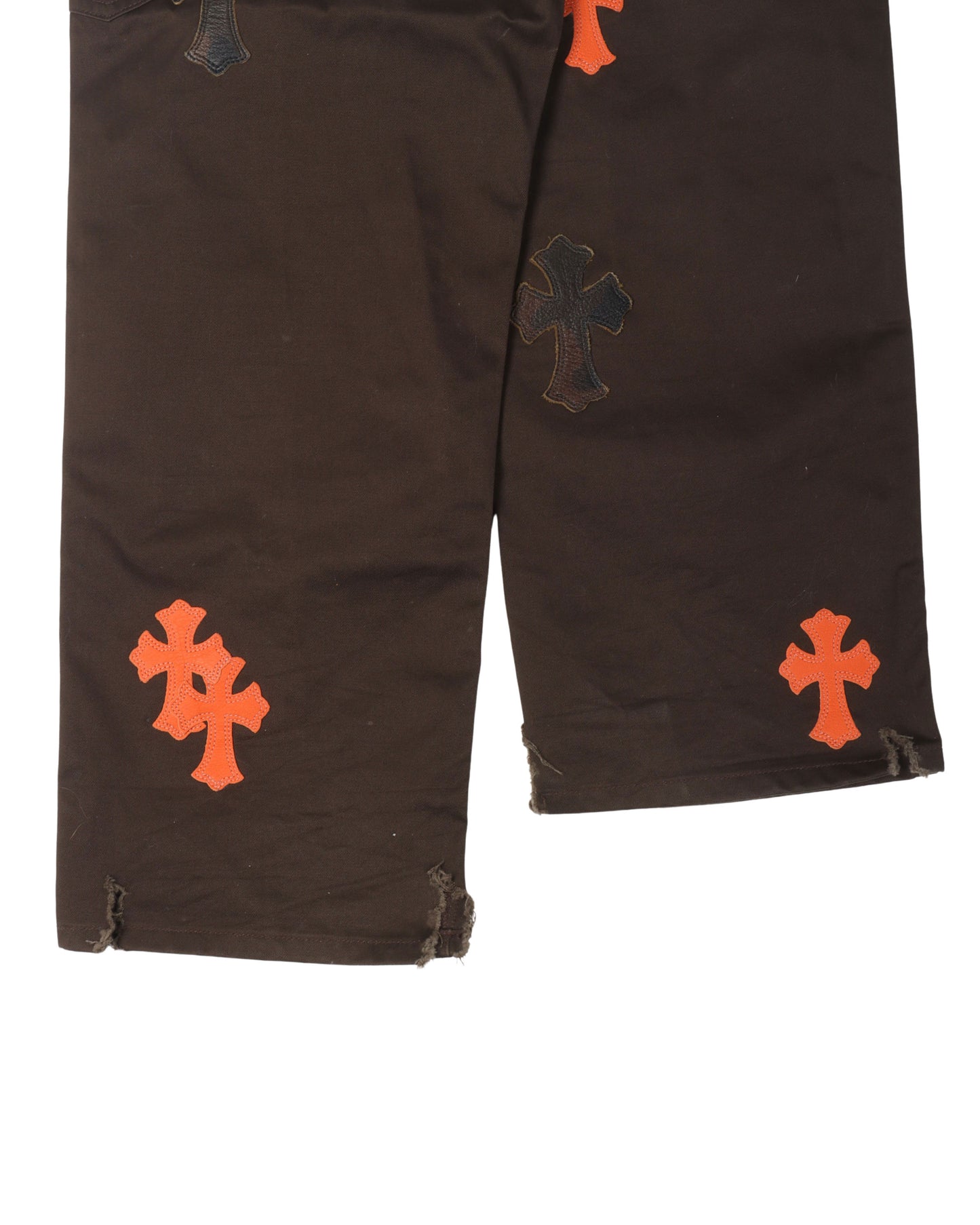 Double Knee Cross Patch Carpenter Pants