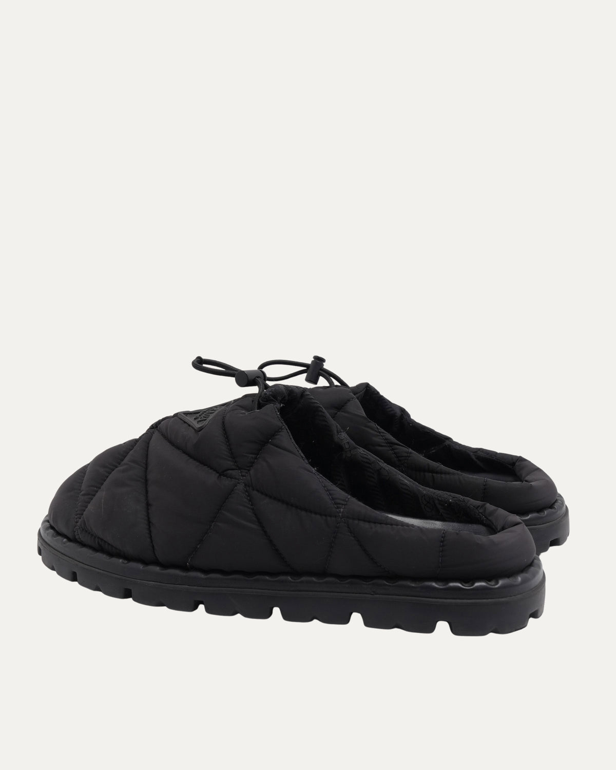 Quilted Nylon Puffer Sandal