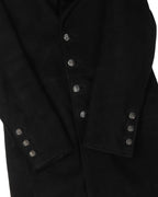 Shearling Lined Suede Leather Coat