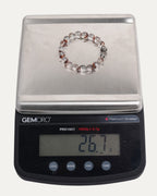 8mm Quartz Plus Ball Bead Bracelet