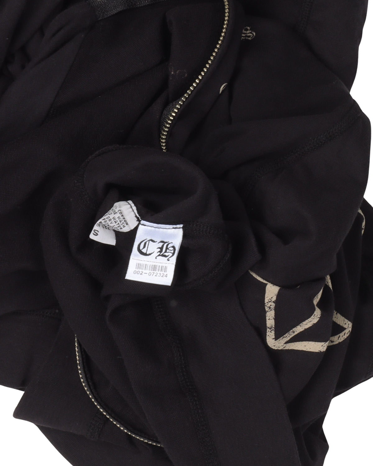 Vintage Plus Cross Zip-Up Thin Hoodie