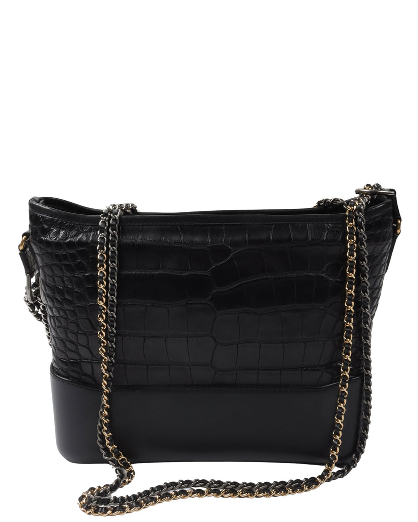 Gabrielle Hobo Medium Alligator Bag