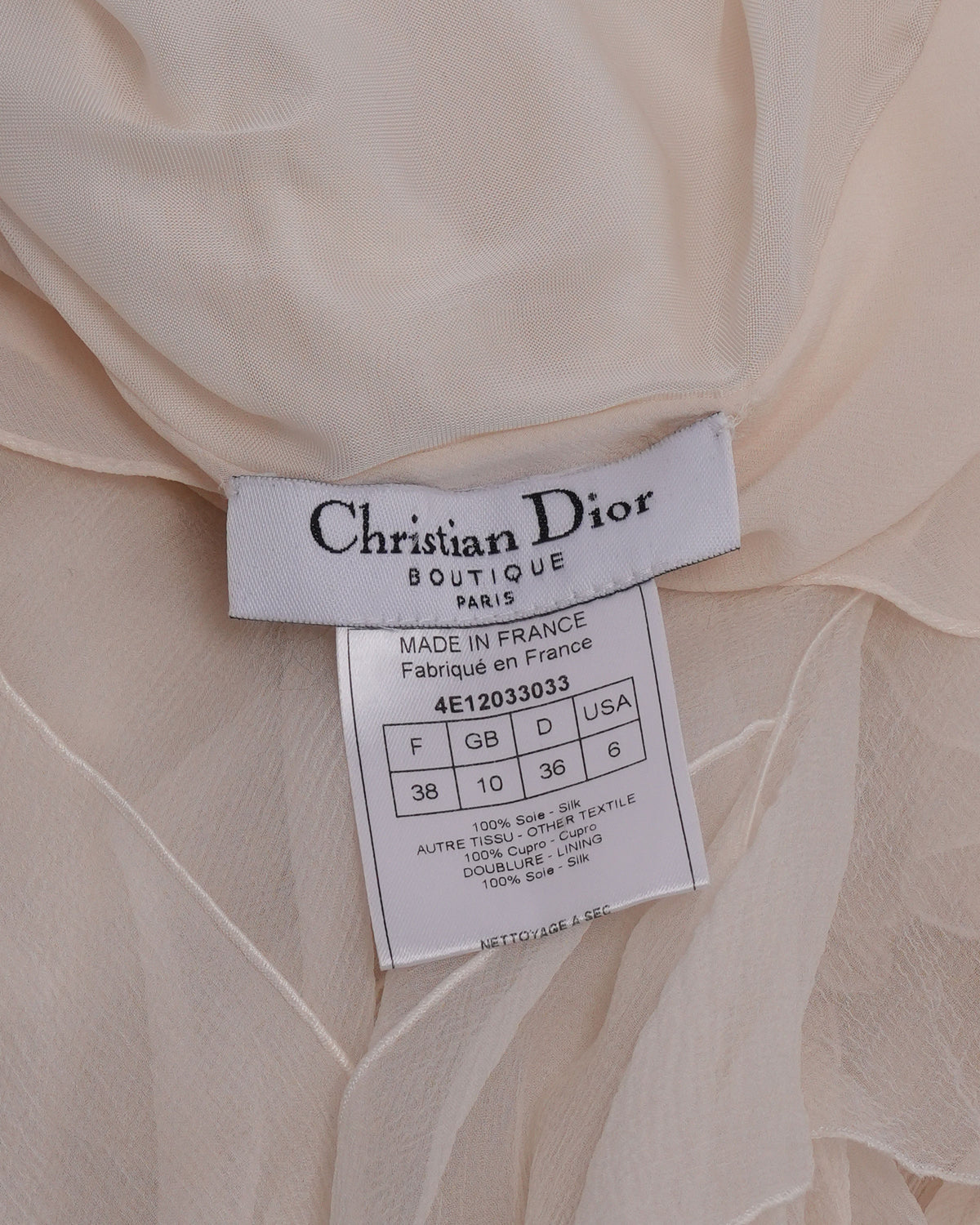 SS 2004 Ruffled Gown