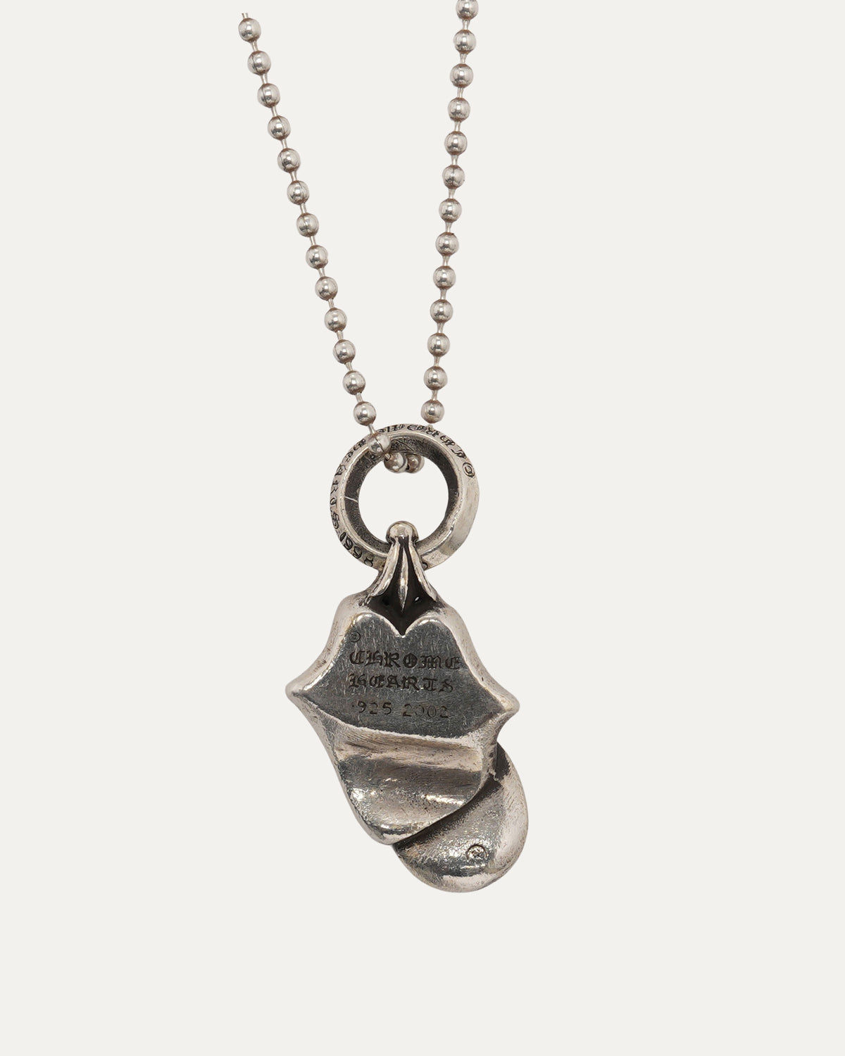 Rolling Stones Pendant with Ball Chain