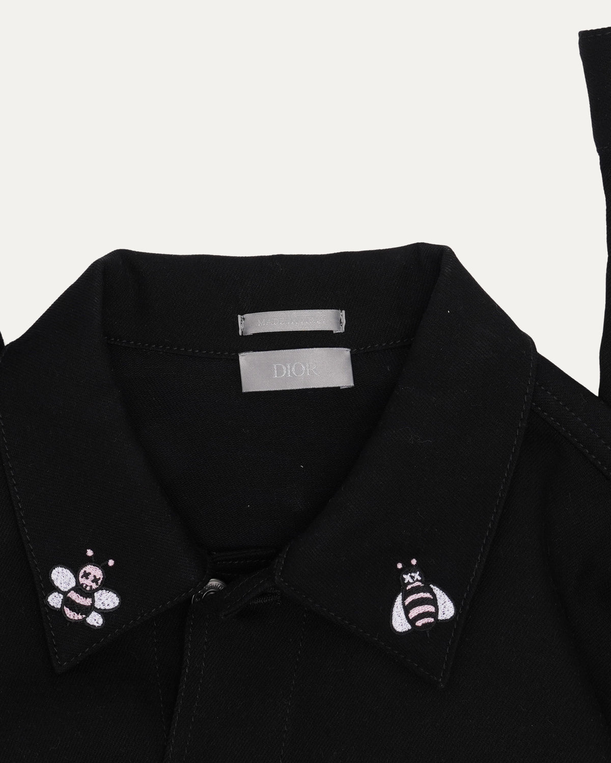 Kaws Bee Embroidered Denim Trucker Jacket