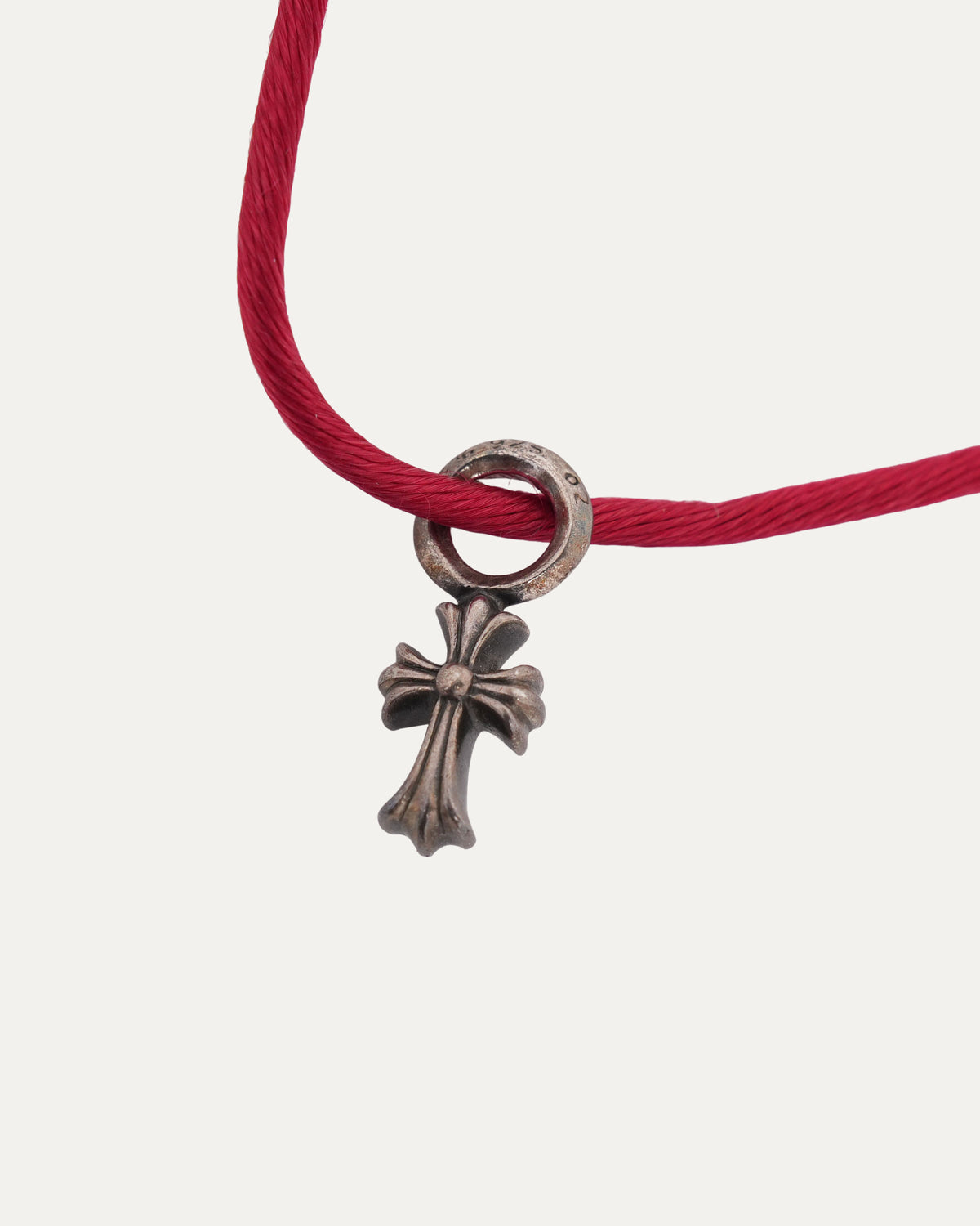 Silk Bracelet with Baby Fat Charm