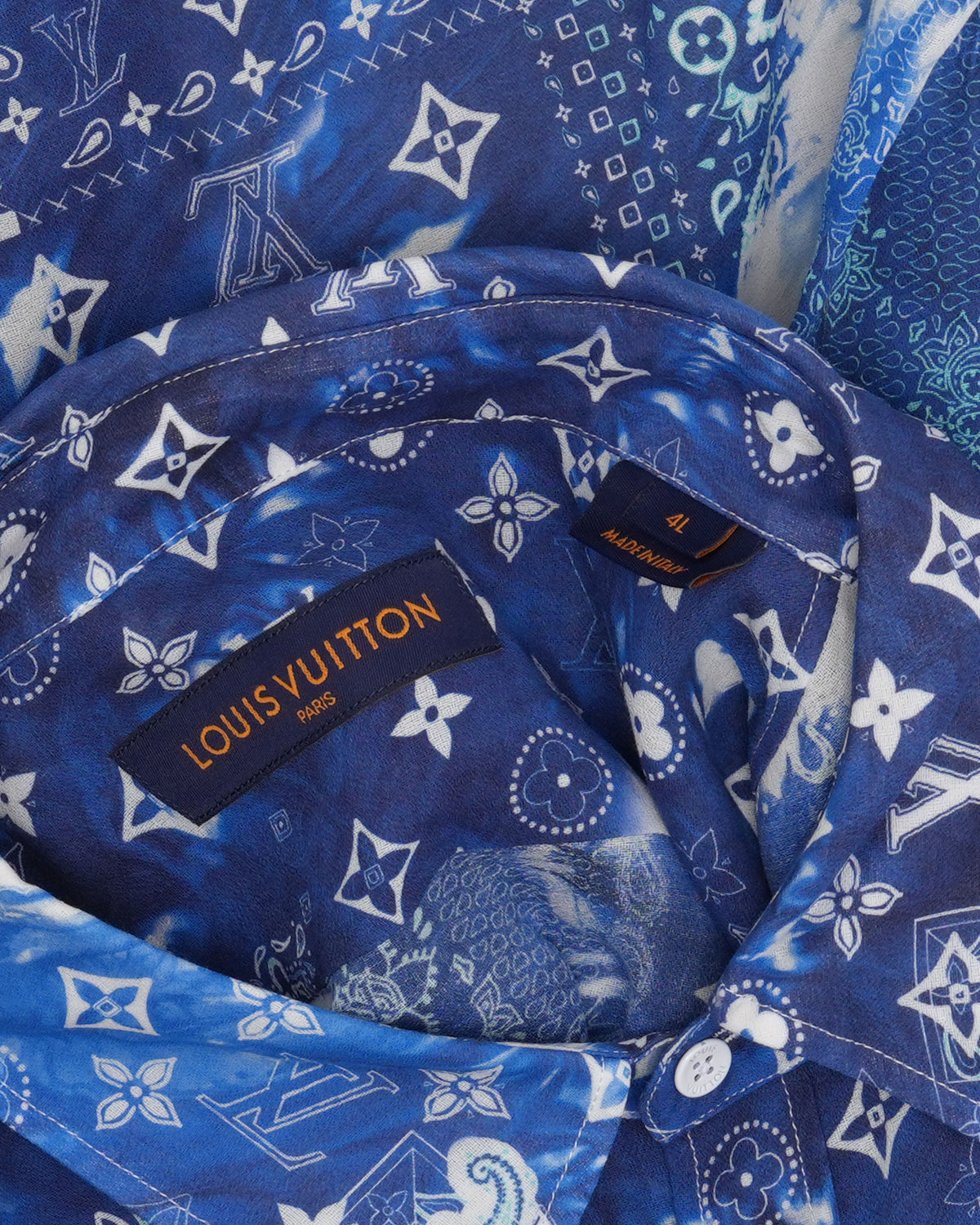 Watercolor Bandana Monogram Shirt