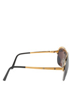 Gold Frame Aviator Sunglasses