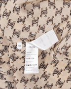 Lavalliére Triomphe Print Silk Dress