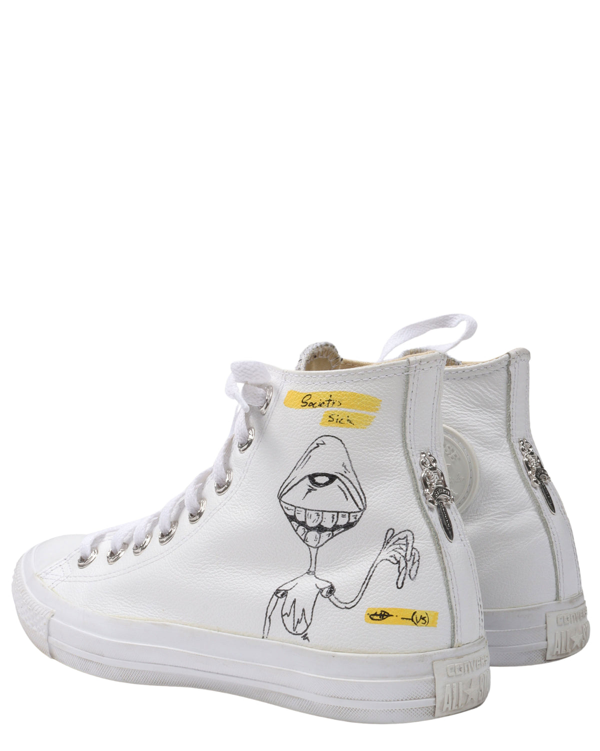 Matty Boy Hand Painted Leather Chuck Taylor Converse