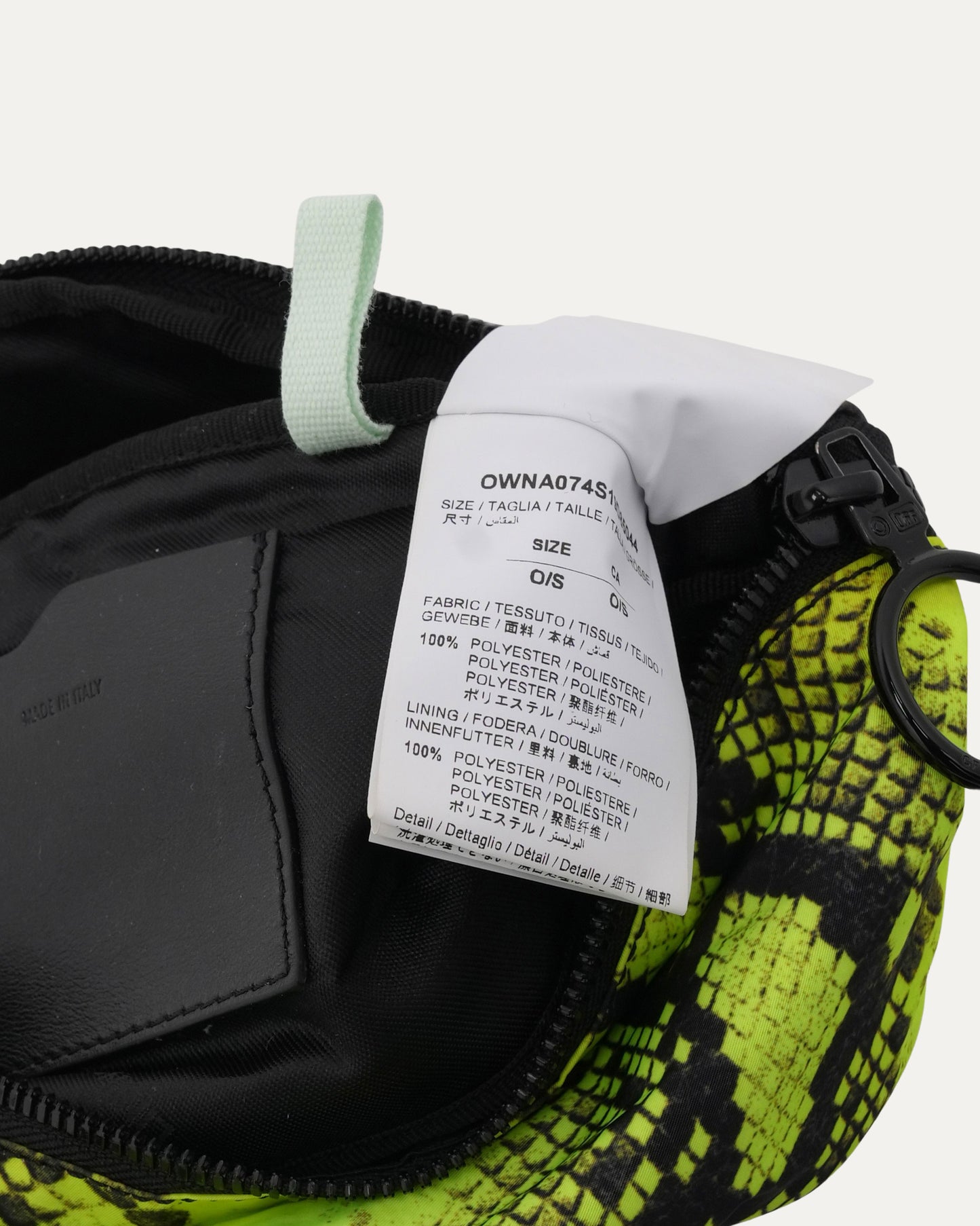 Snakeskin Printed Waist Bag