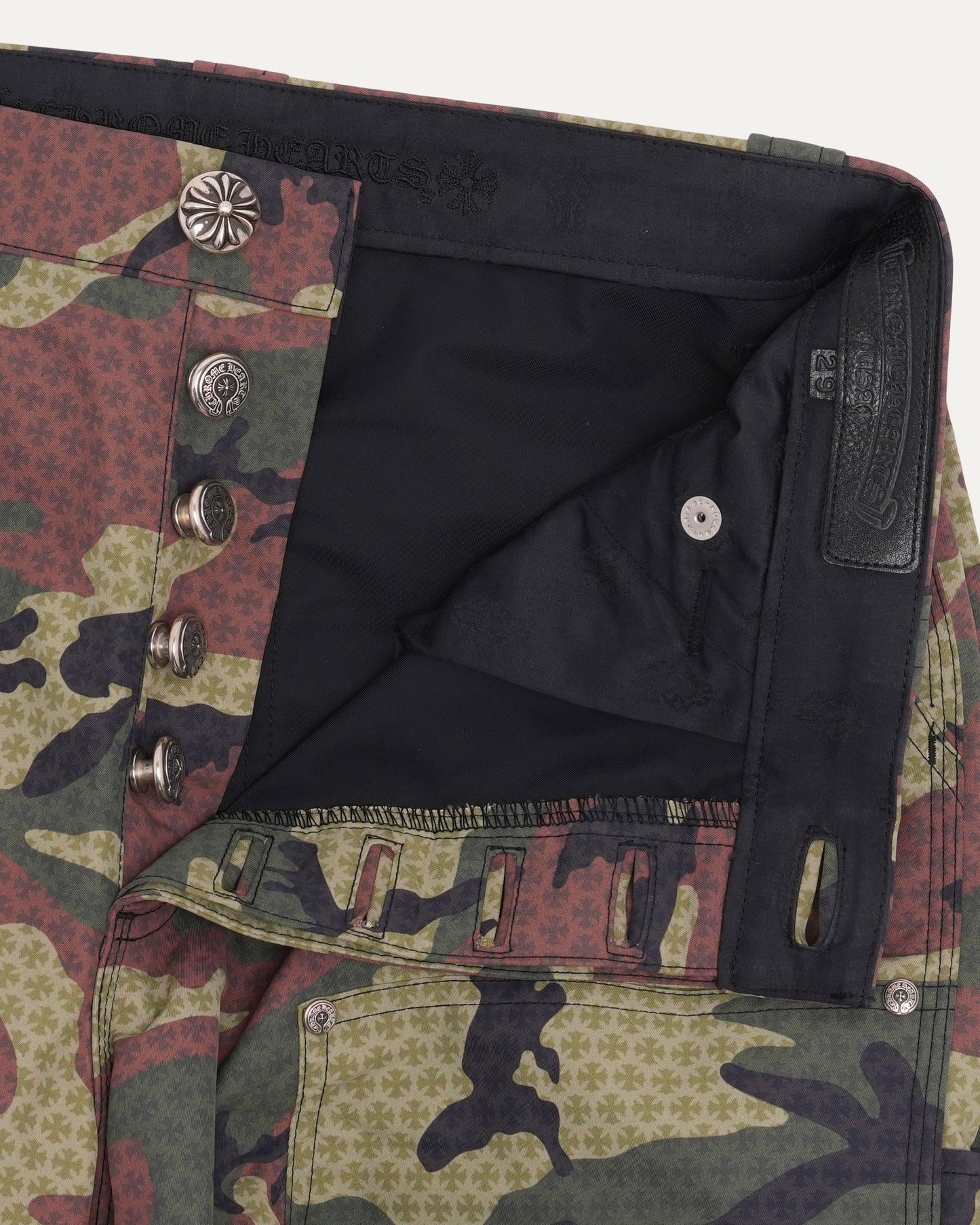Camouflage Nylon Double Knee Pants