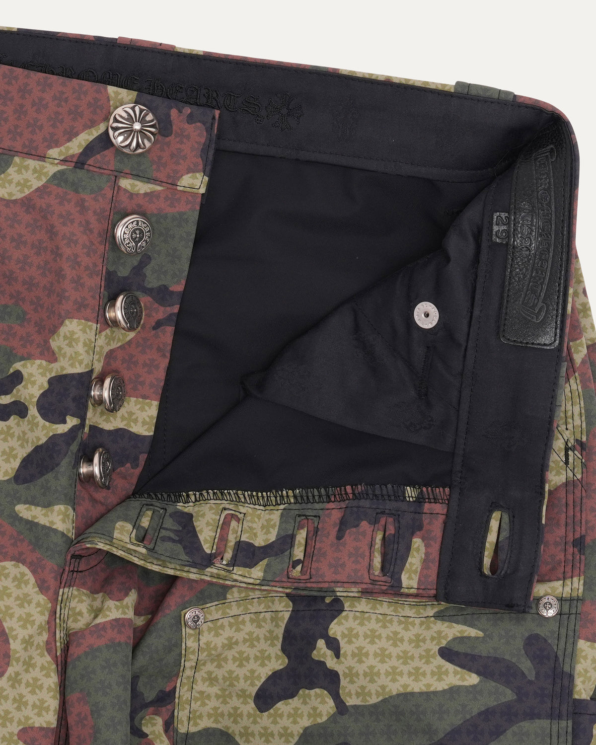 Camouflage Nylon Double Knee Pants
