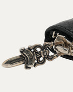 Cross Patch Zip Wallet