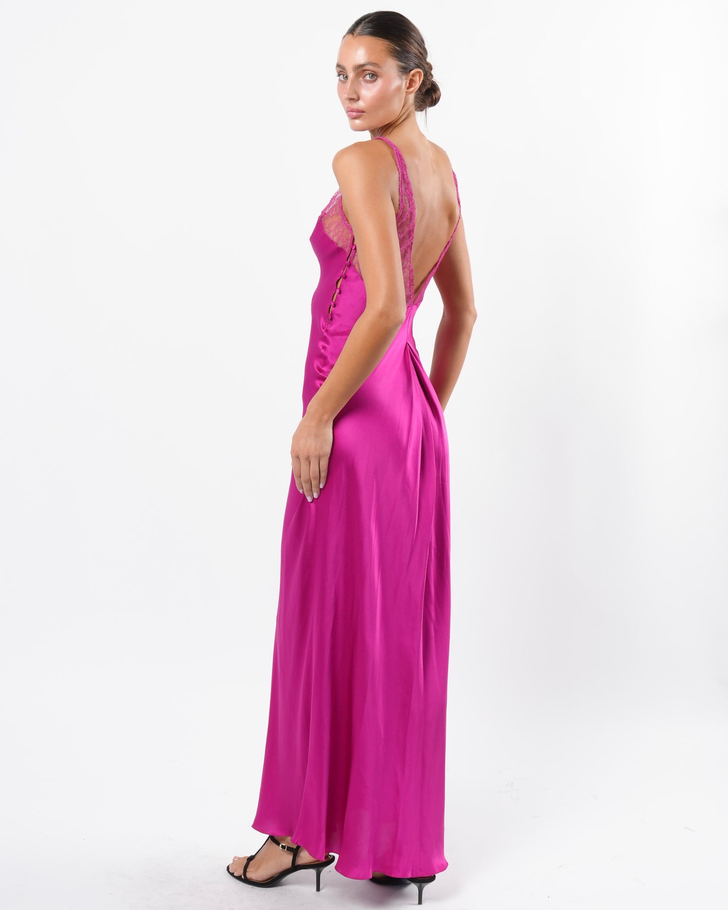 FW 2008 Pink Silk Gown