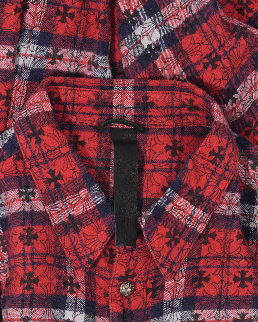 Cross Patch Flannel Shirt