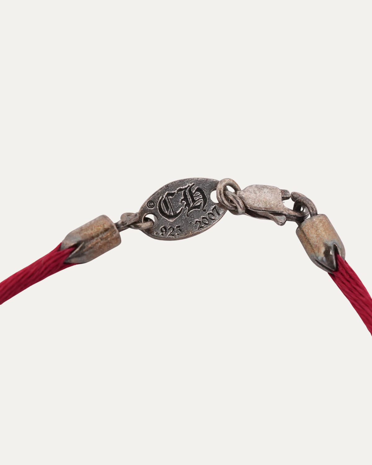 Silk Bracelet with Baby Fat Charm