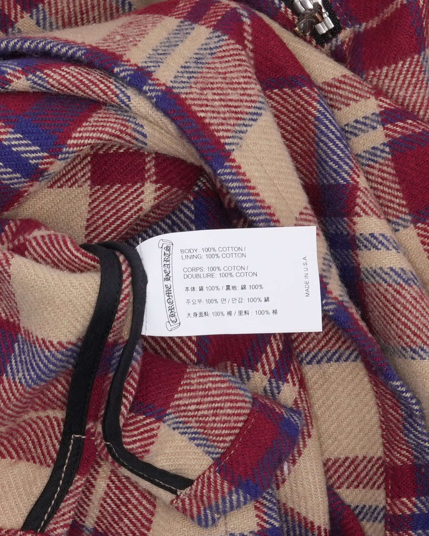 Quarter Zip Flannel Pullover Shirt