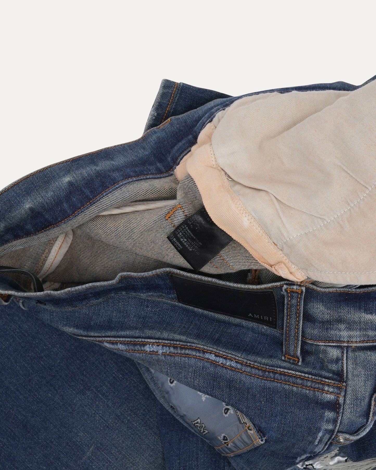 Paisley Art Patch Jeans