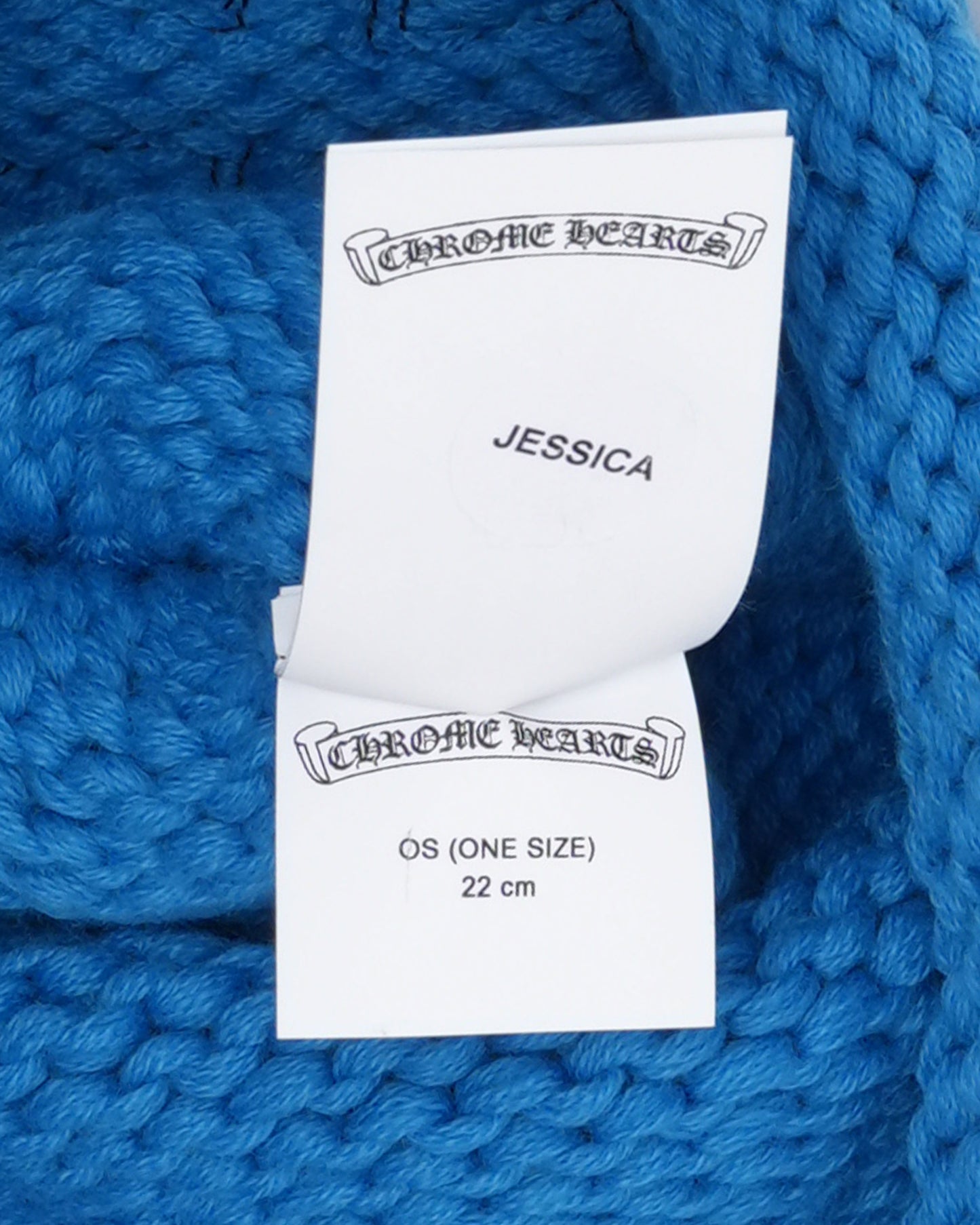 Cashmere Cross Patch Beanie