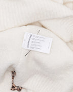 Silk Cashmere Blend Cross Patch Sweater