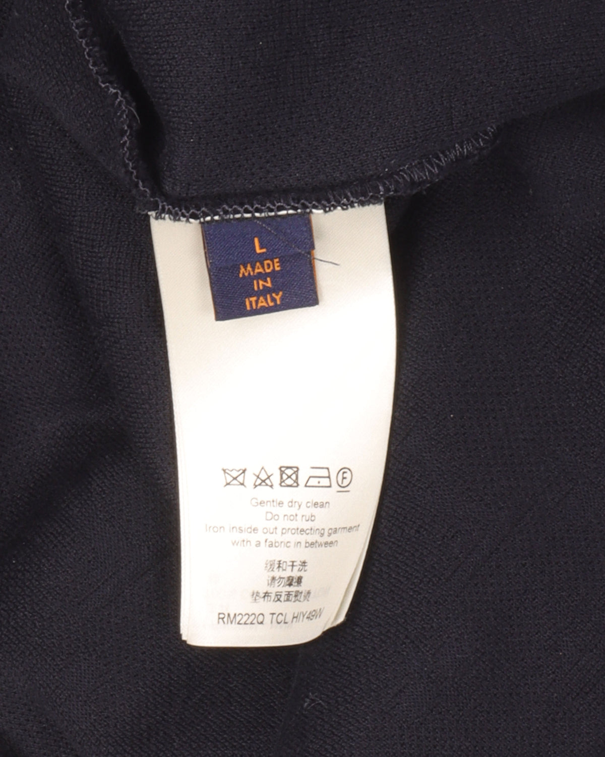 Knit Jacquard Monogram Pocket T-Shirt