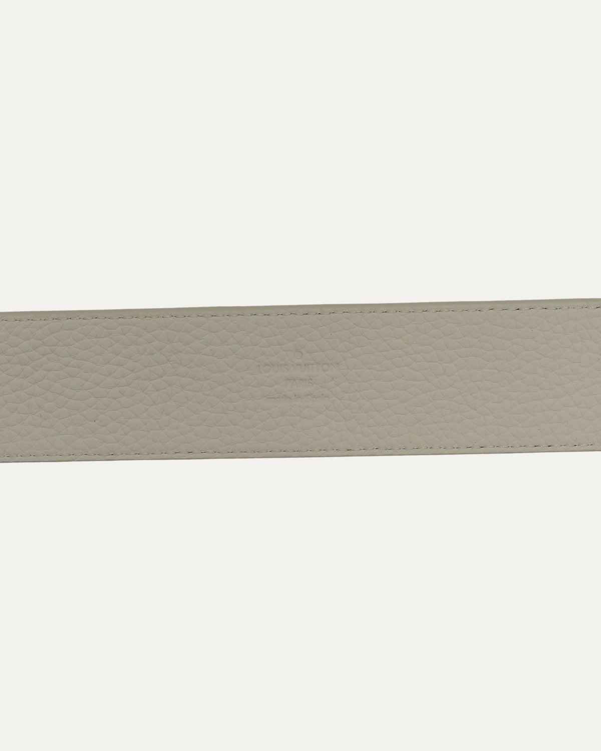 Leather Debossed Monogram Belt