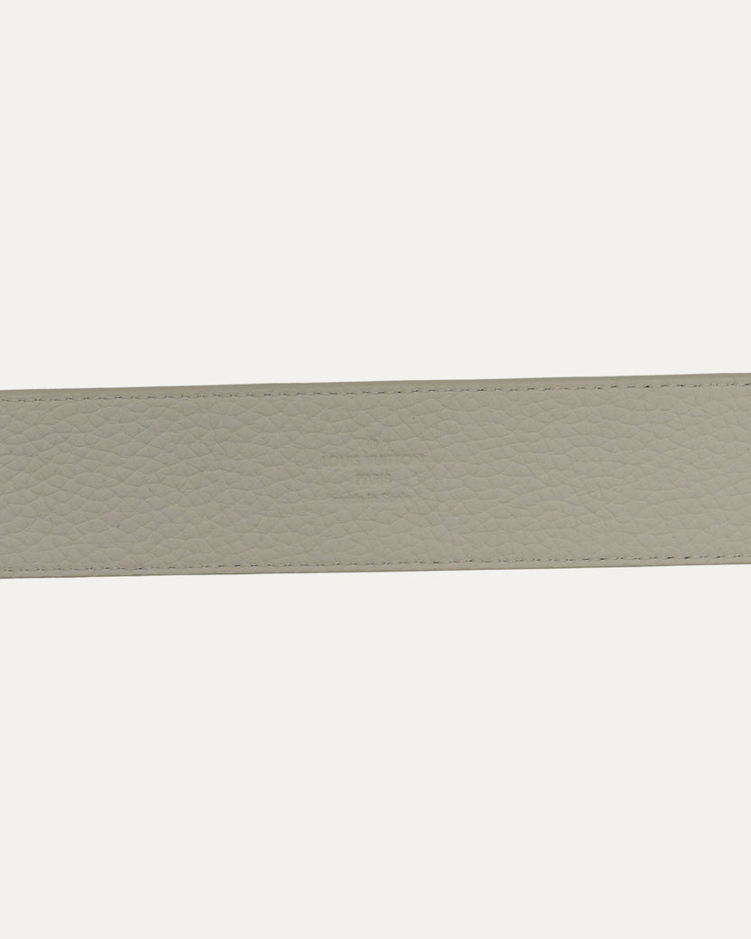 Leather Debossed Monogram Belt