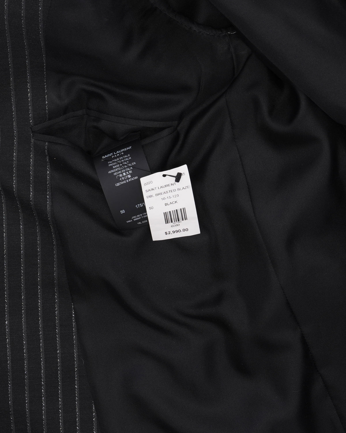 Pinstripe Double Breasted Jacket