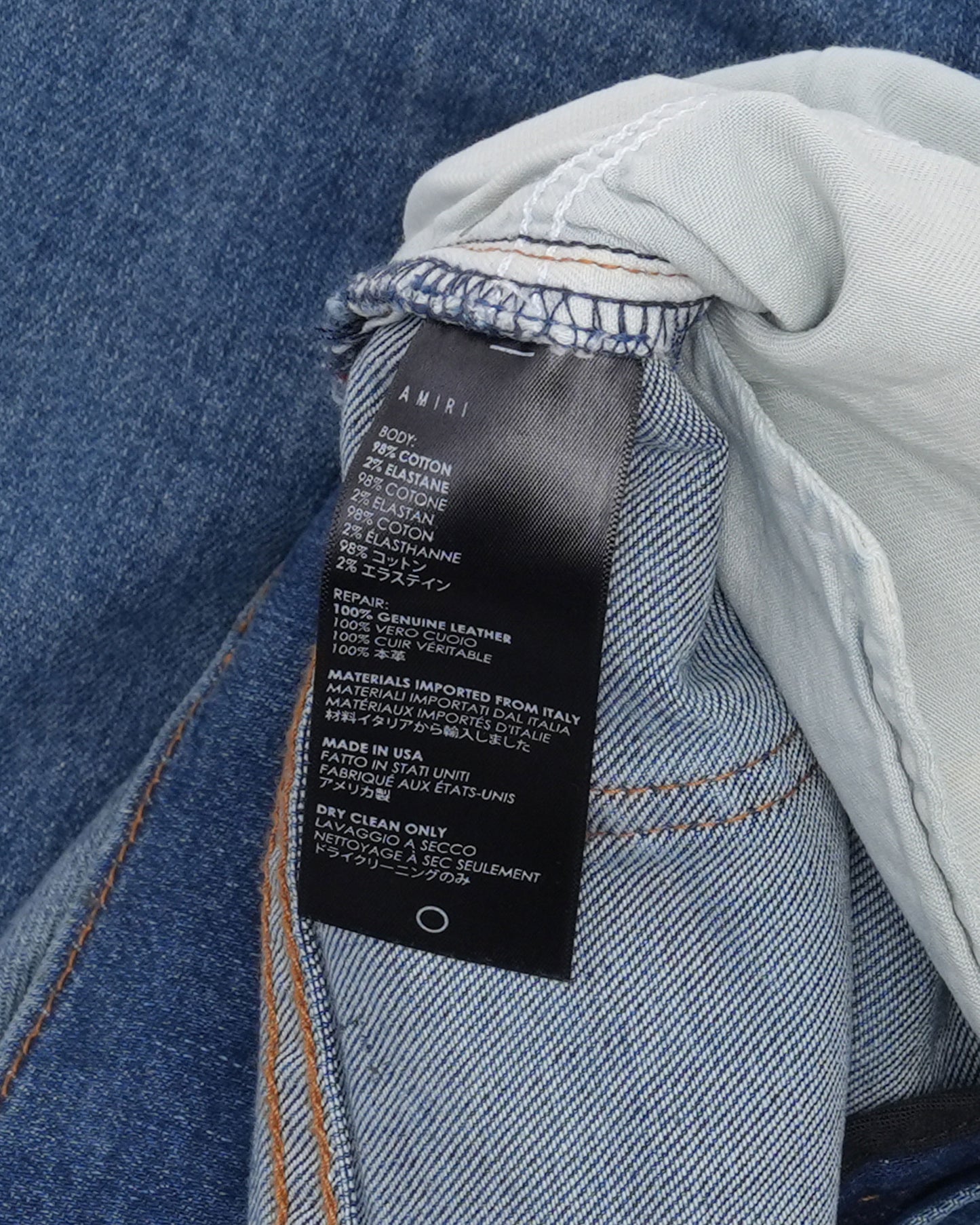 Repaired Distressed MX1 Jeans