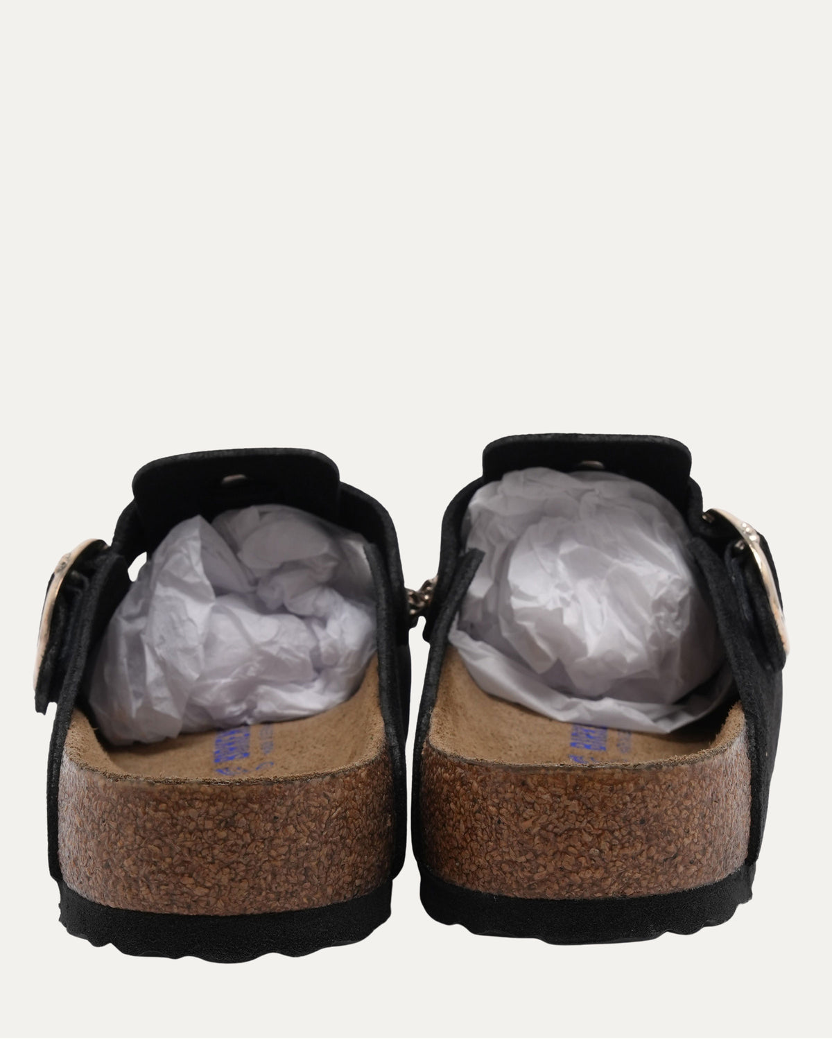 Dagger Embellished Birkenstock Boston Suede Mule