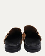 Suede Loafer Mules