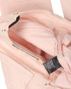 MX1 Distressed Leather-Paneled Knee Rip Jeans