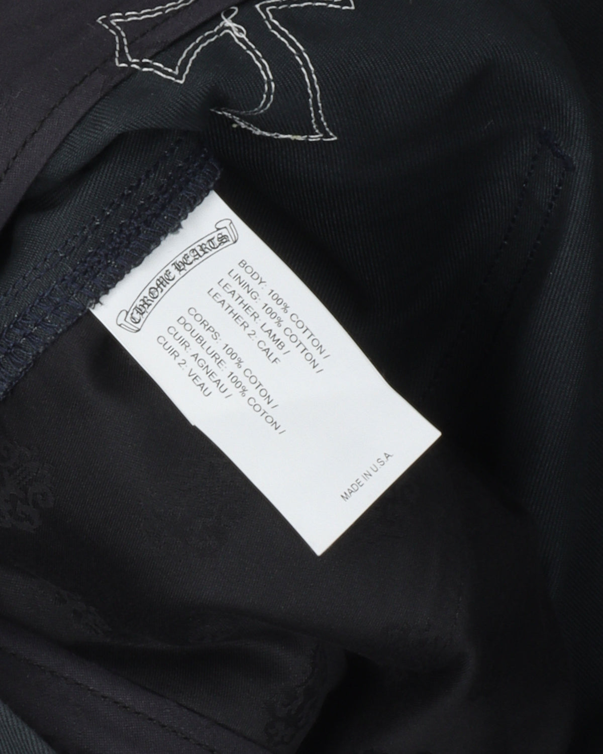 Multicolor Cross Patch Carpenter Pants