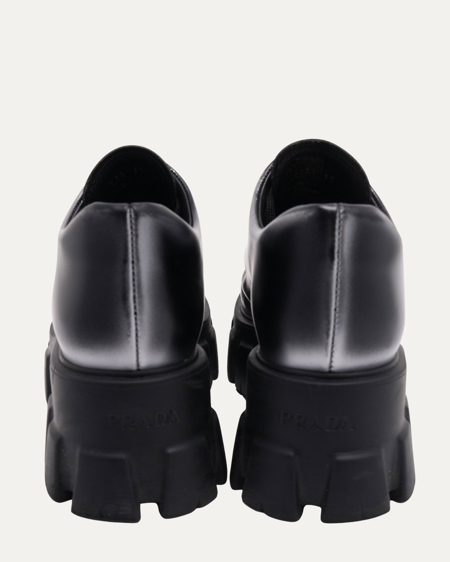 Monolith Brushed Leather Lace Up Shoes