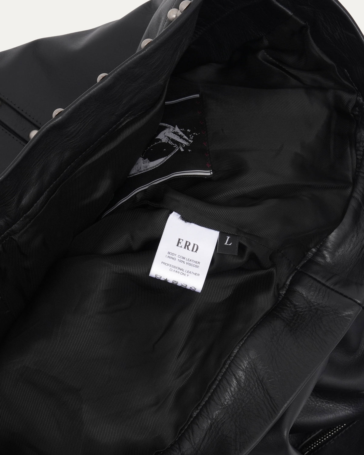 Sid Leather Jacket with Studs