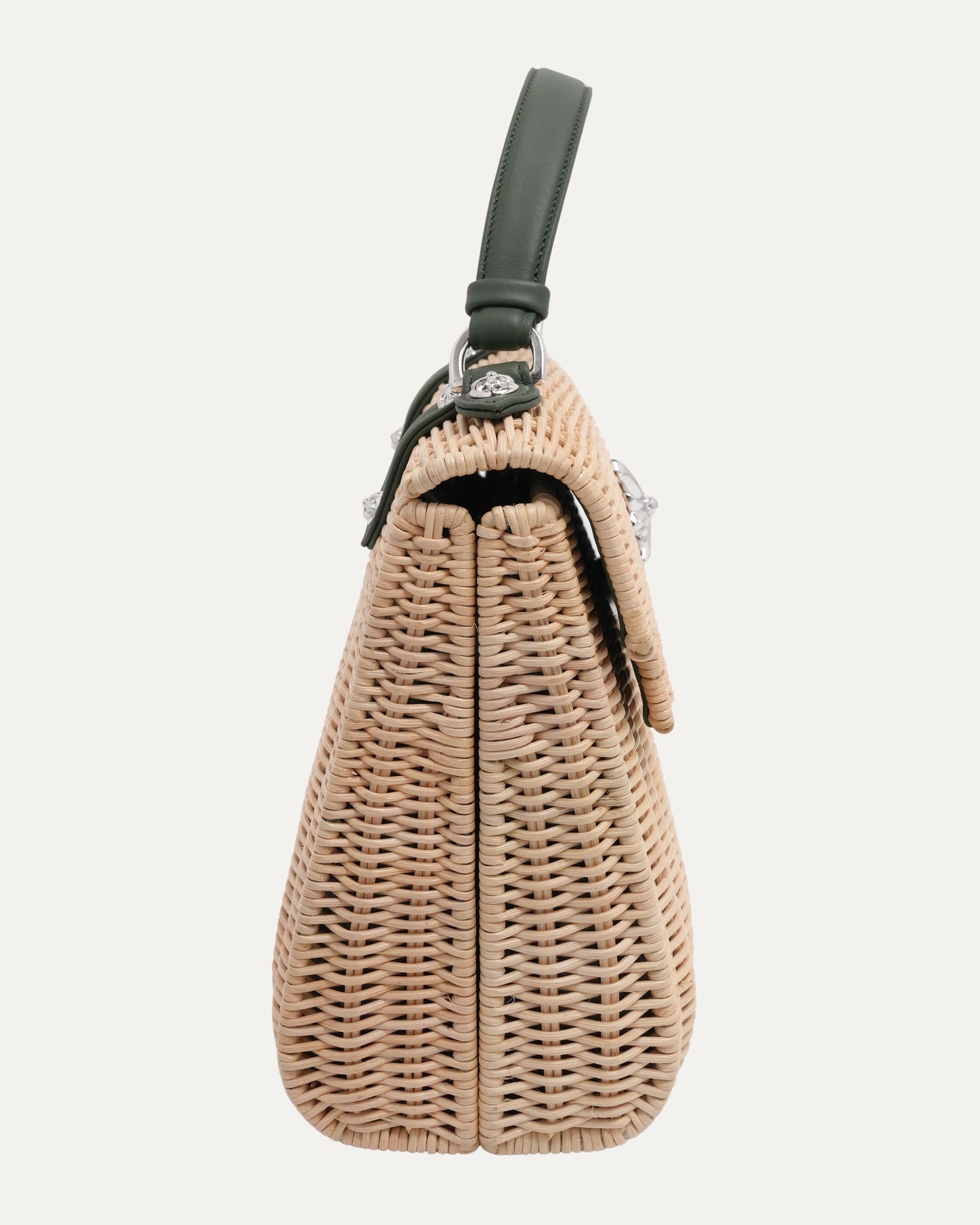 Woven Raffia Dolly Bag
