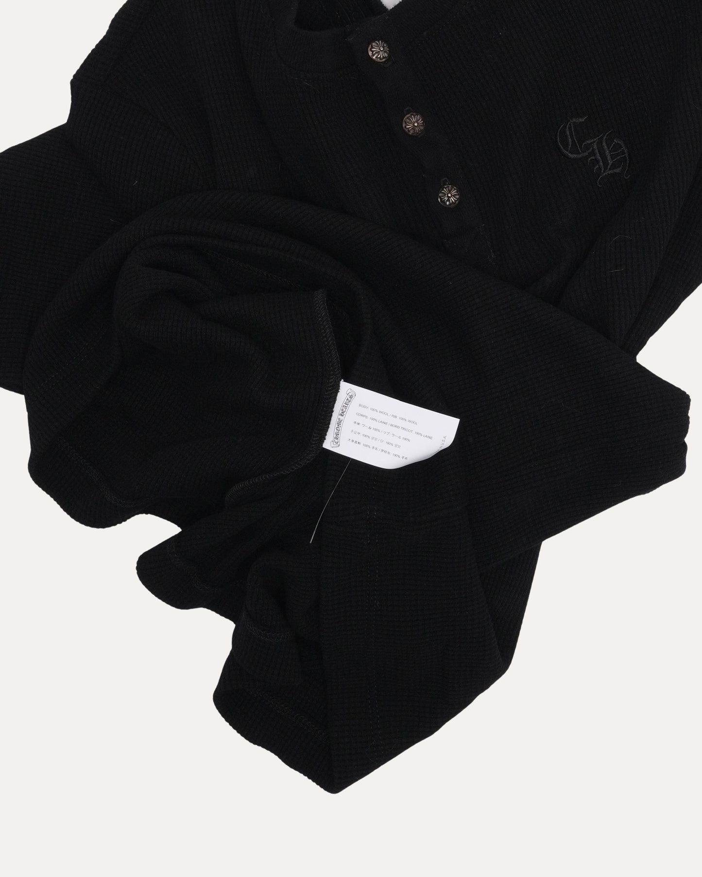 CH Embroidered Henley Thermal