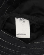 Pinstripe Epaulet Blazer