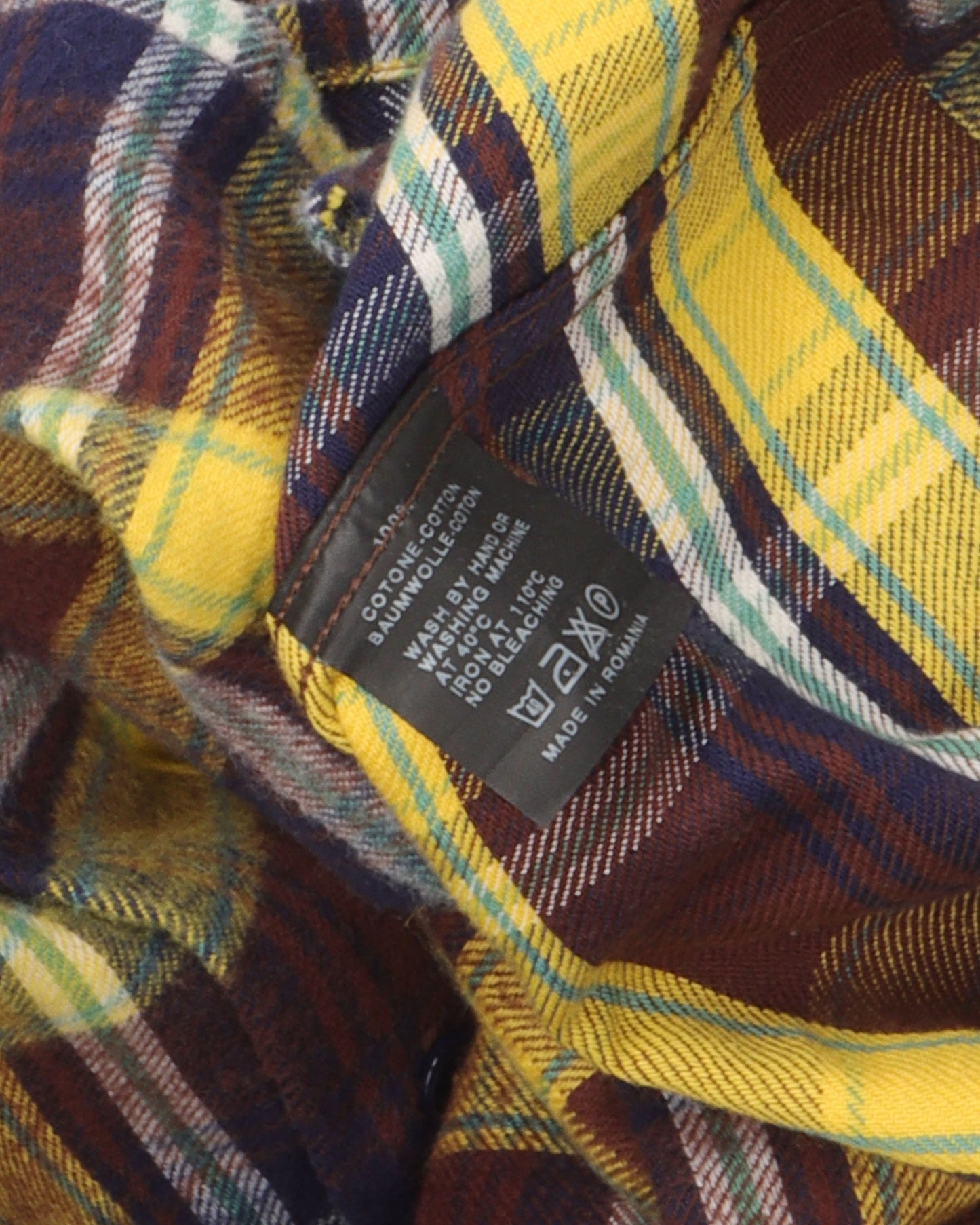 Sterling Ruby Cotton Flannel Shirt