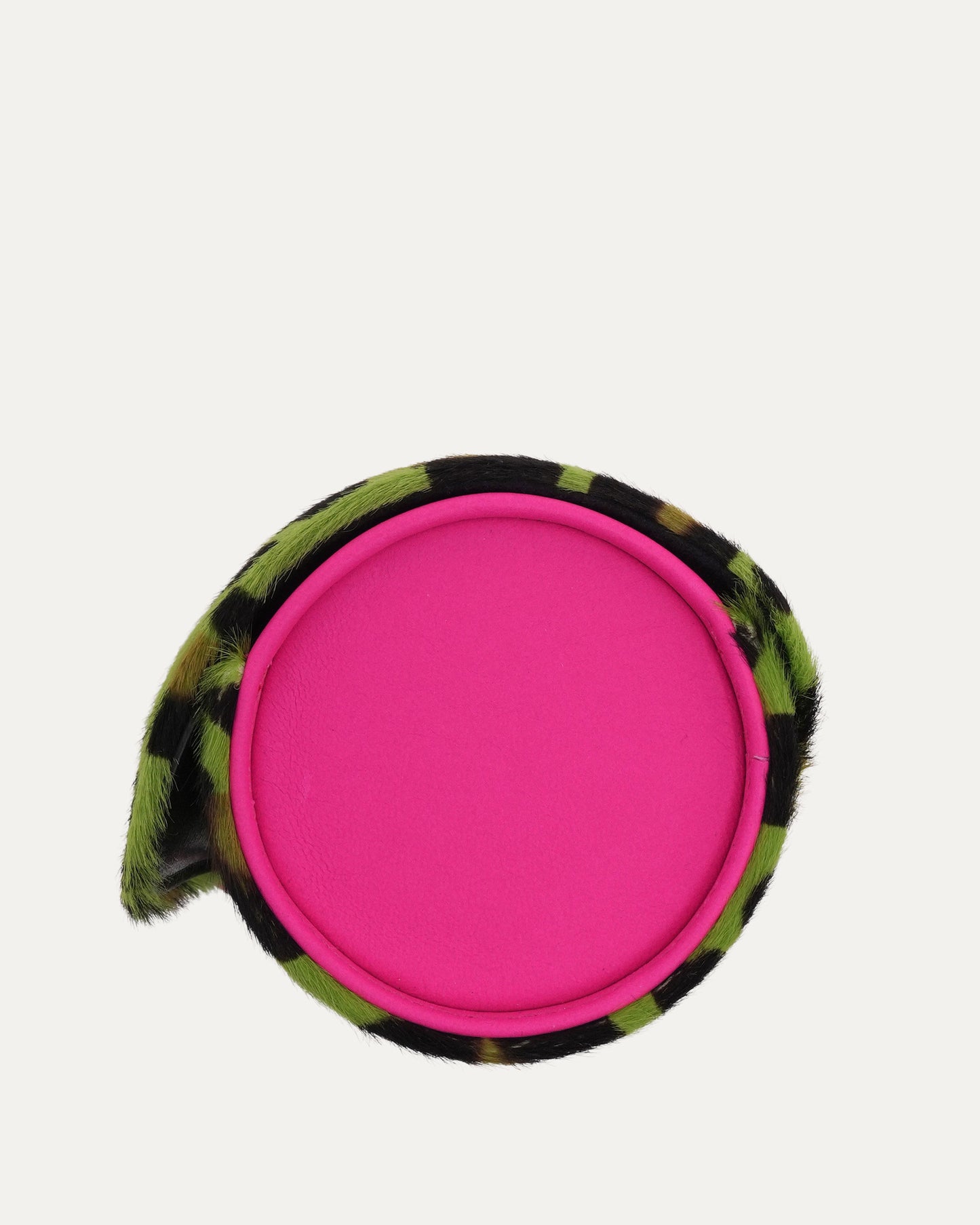 Leopard Pony Hair Watch Roll