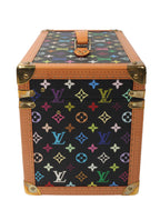 Takashi Murakami Black Monogram Multicolor Canvas Boite Pharmacie