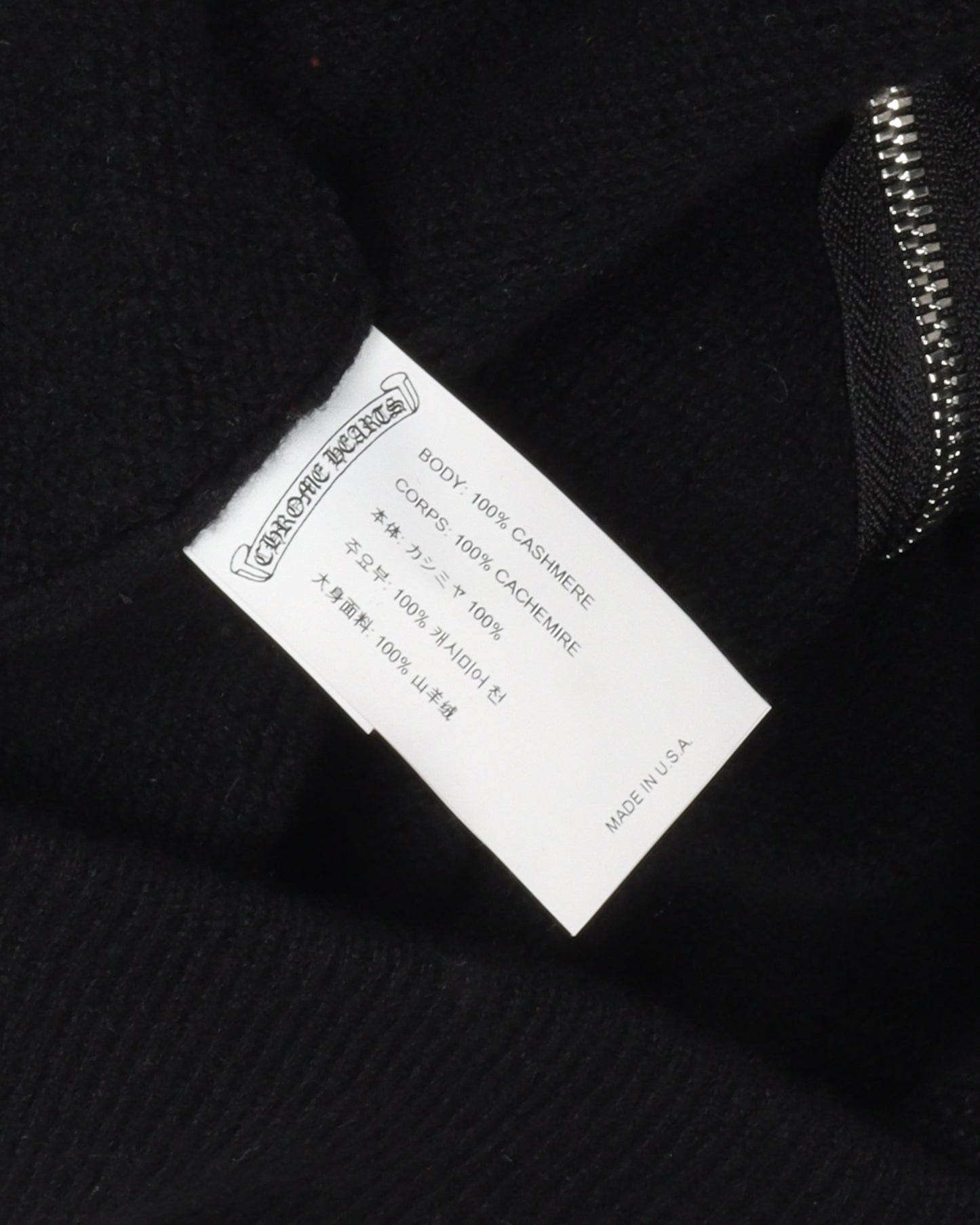 Cashmere Zip Up Hoodies