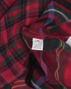 Cross Patch Flannel Dress