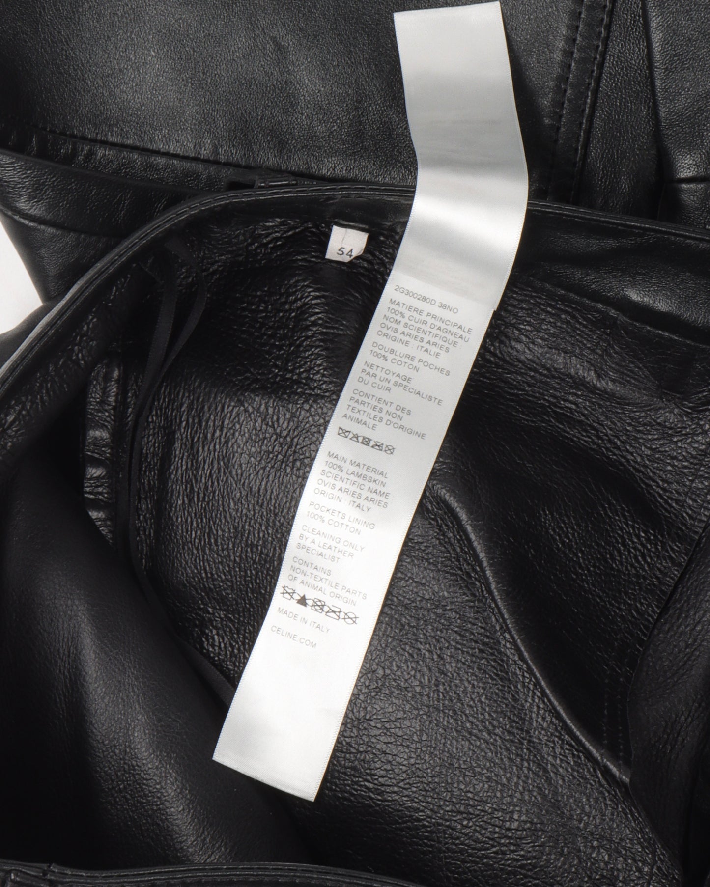 Lambskin Leather Pants